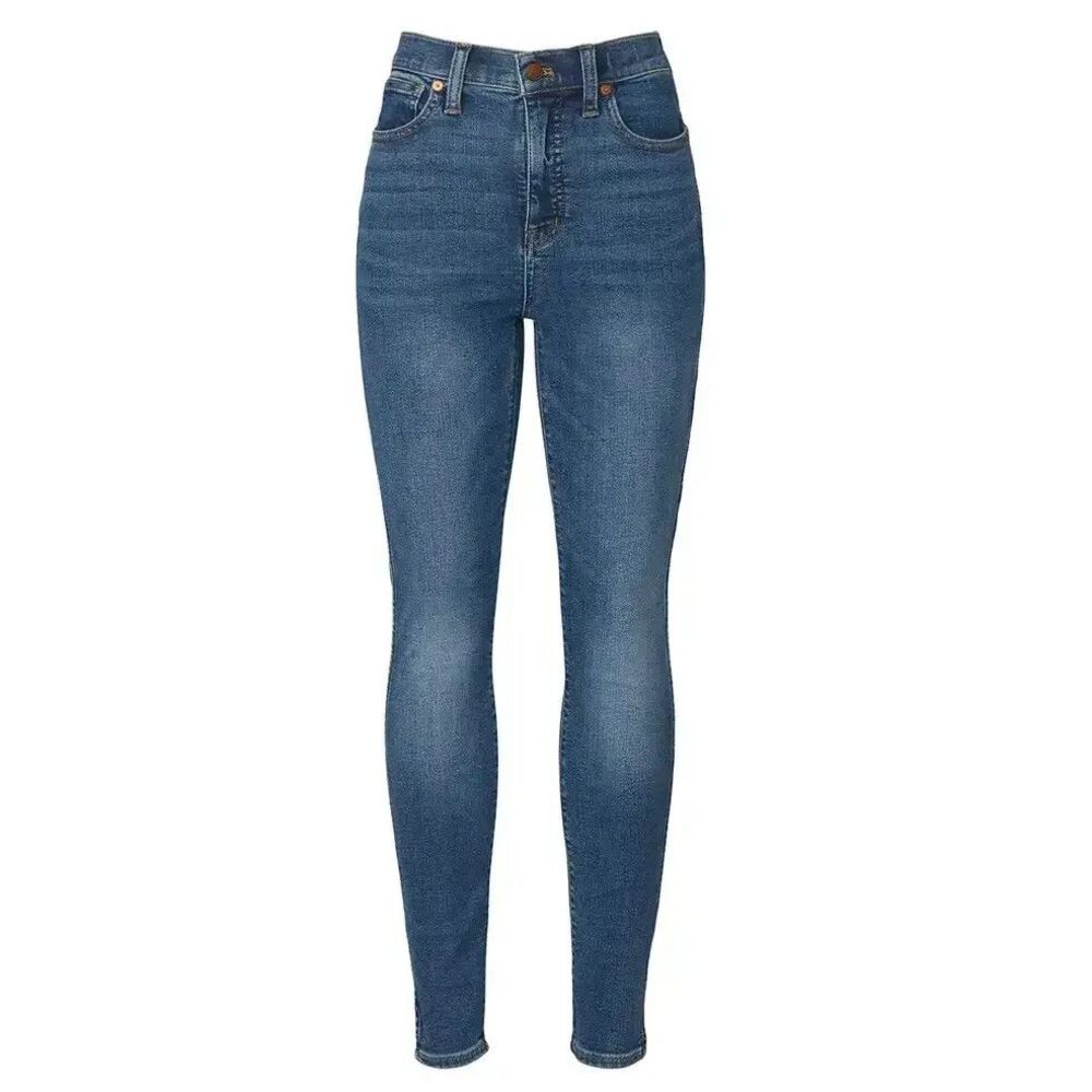 Madewell 10" High Rise Skinny Jeans 27 Womens Medium Blue Ankle Stretch
